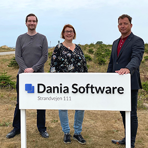 Per-Anders Knutsson och Åsa Boholm från Consensis och Mats från Dania Software